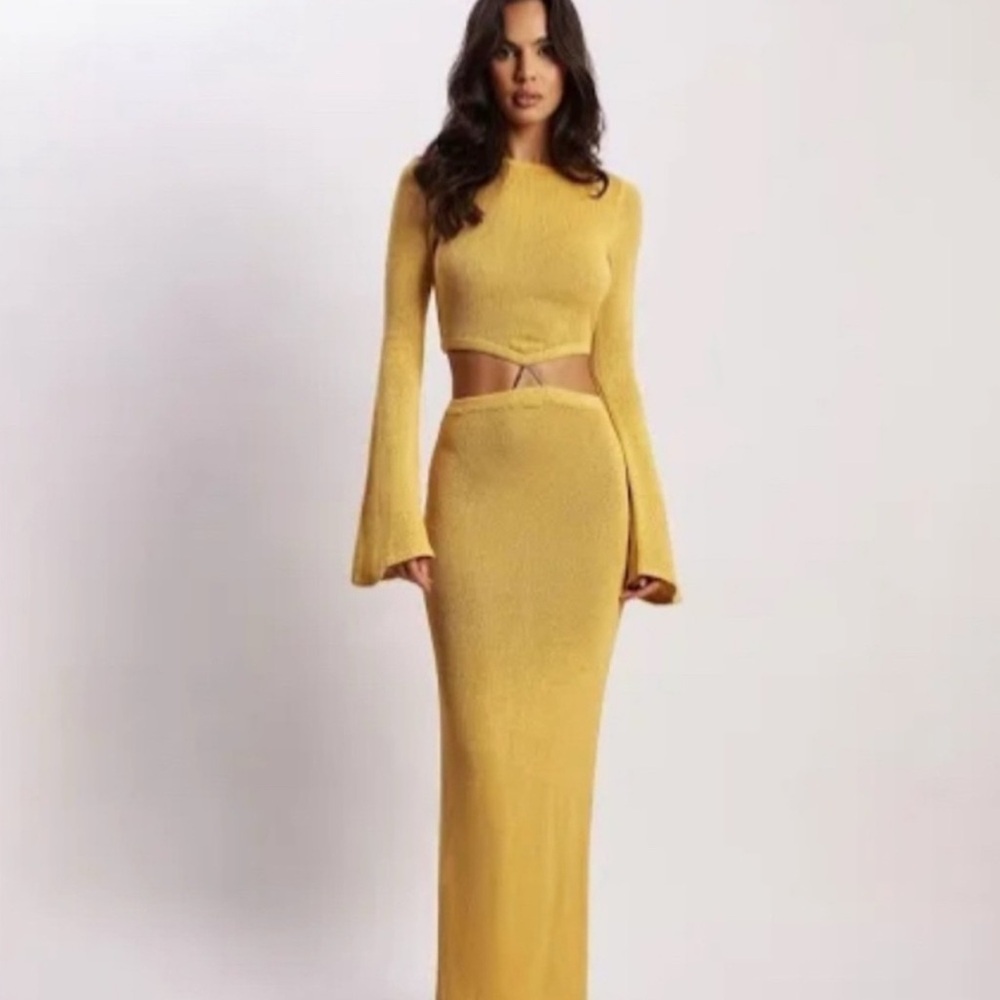 Meshki Anna Yellow Maxi Dress